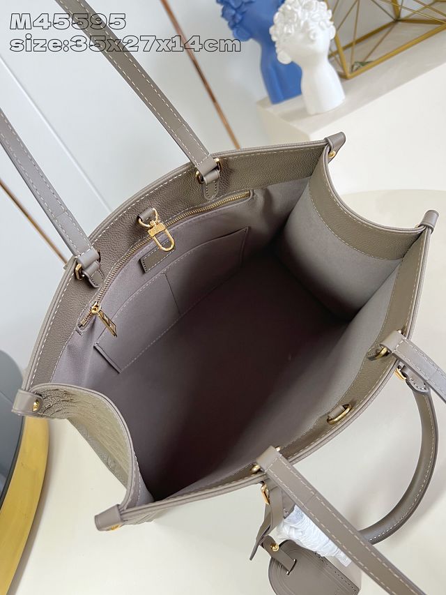 Louis vuitton original calfskin onthego mm M25523 smoke