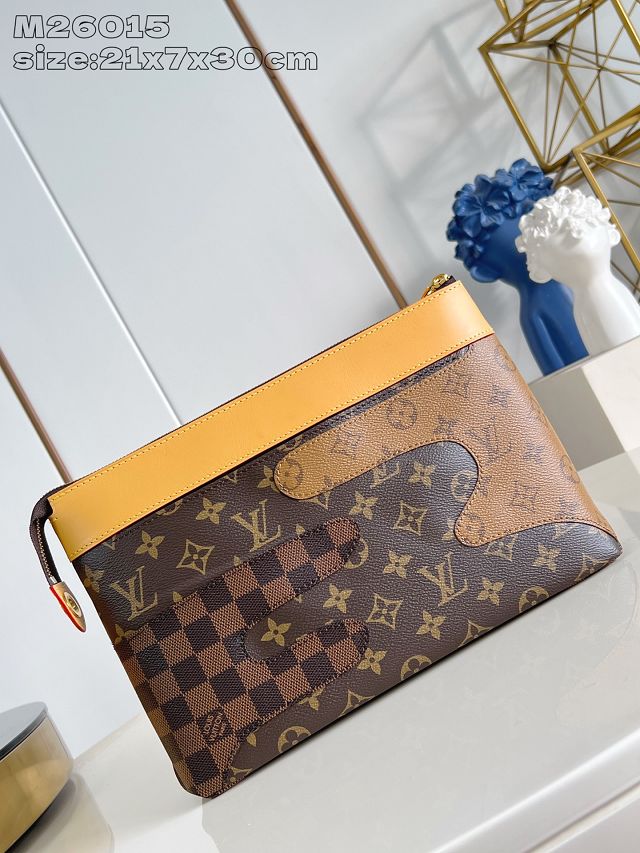 Louis vuitton original canvas pochette voyage souple M26015 