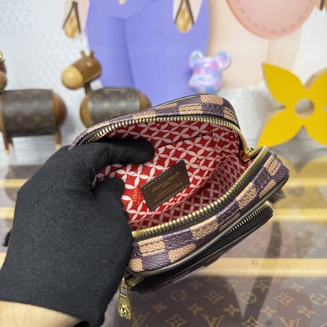 Louis vuitton original damier ebene amazone cross-body bag N40768