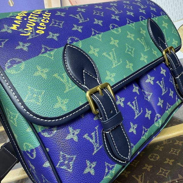 Louis vuitton original monogram canvas satchel messenger bag M15187