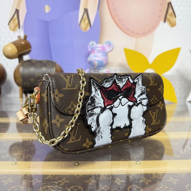 Louis vuitton original monogram canvas wallet on chain Ivy M15148