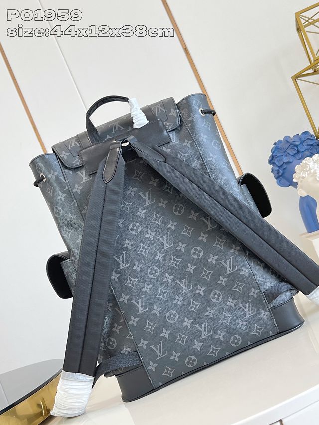 Louis vuitton original monogram eclipse christopher backpack MM P01959 