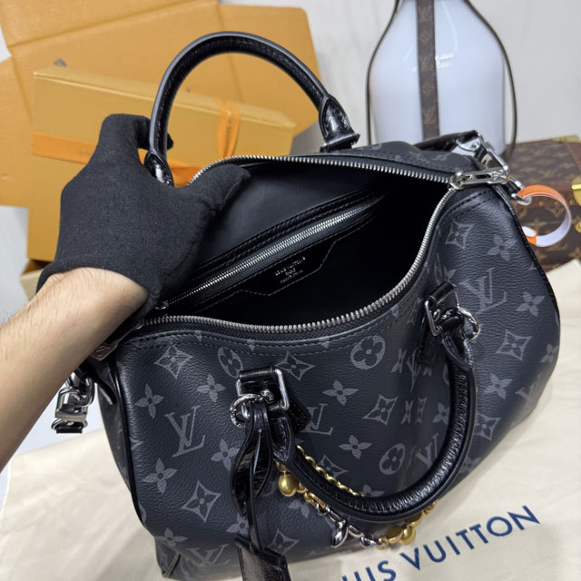 Louis vuitton original monogram eclipse speedy soft 30 M15102