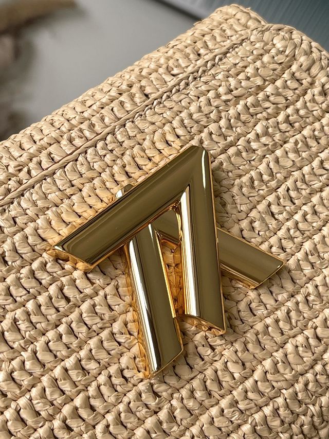 Louis vuitton original raffia twist PM slim M14309