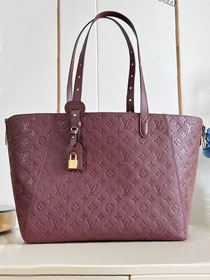 Louis vuitton original calfskin all in one mm handbag M25888 garnet