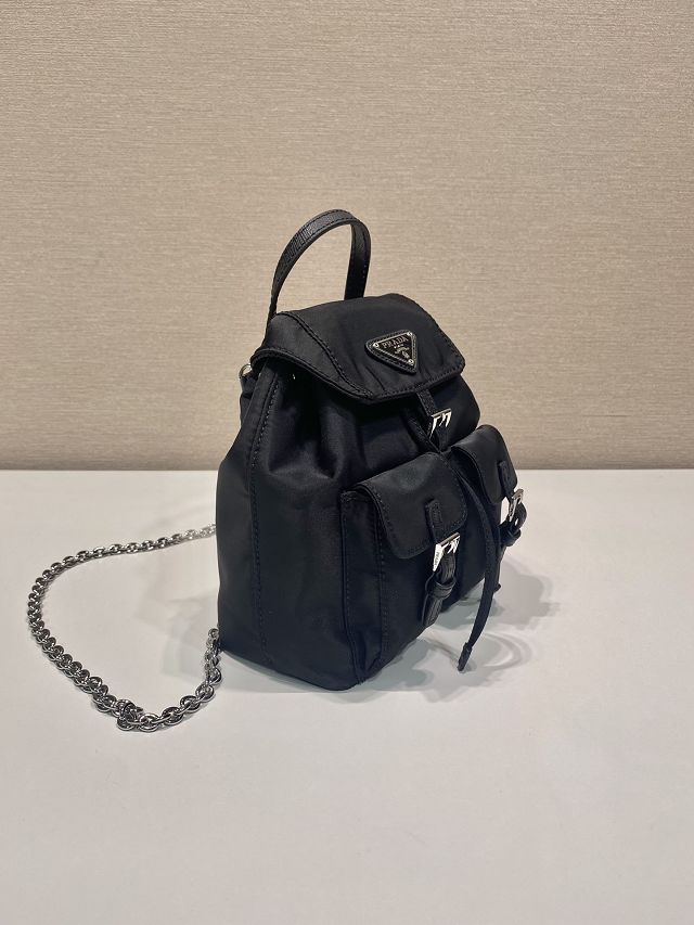 Prada original nylon mini backpack 1BH029 black