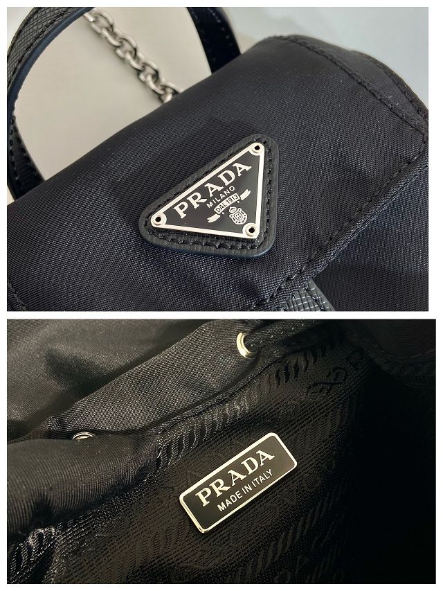Prada original nylon mini backpack 1BH029 black