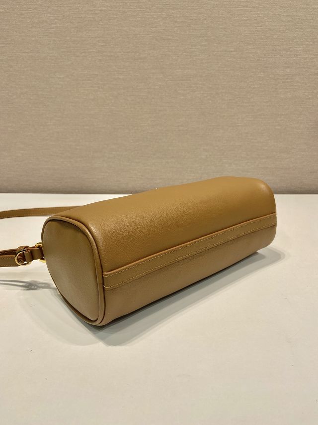 Prada original calfskin pouch 1BC239 brown
