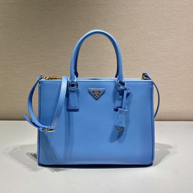 Prada original saffiano calfskin galleria large bag 1BA274 blue