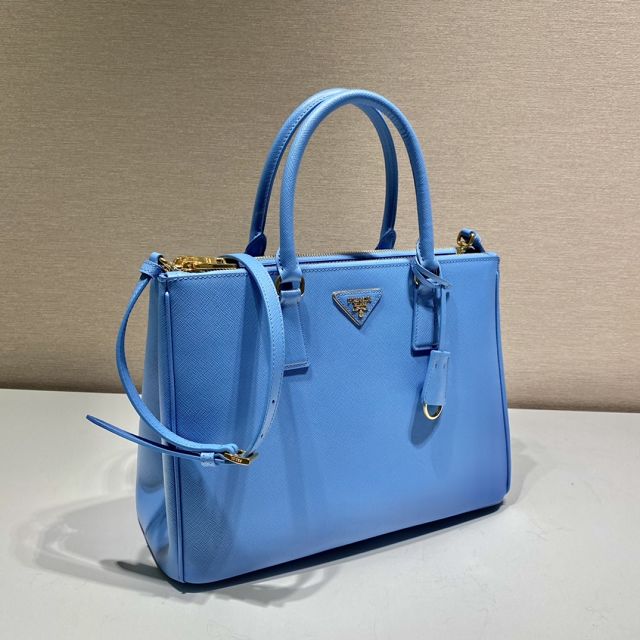 Prada original saffiano calfskin galleria large bag 1BA274 blue