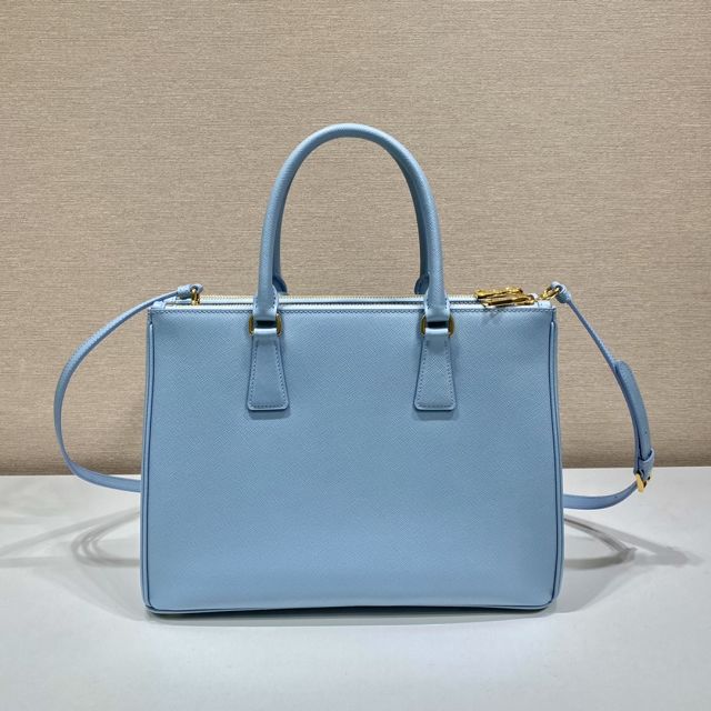 Prada original saffiano calfskin galleria large bag 1BA274 light blue