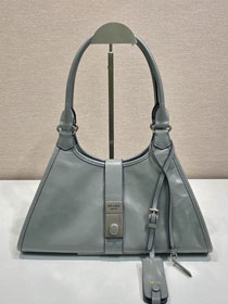 Prada original calfskin medium tote bag 1BG563 grey
