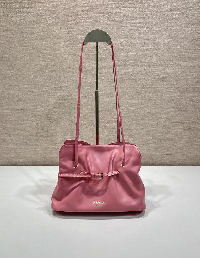 Prada original lambskin dada small bag 1BG586 pink