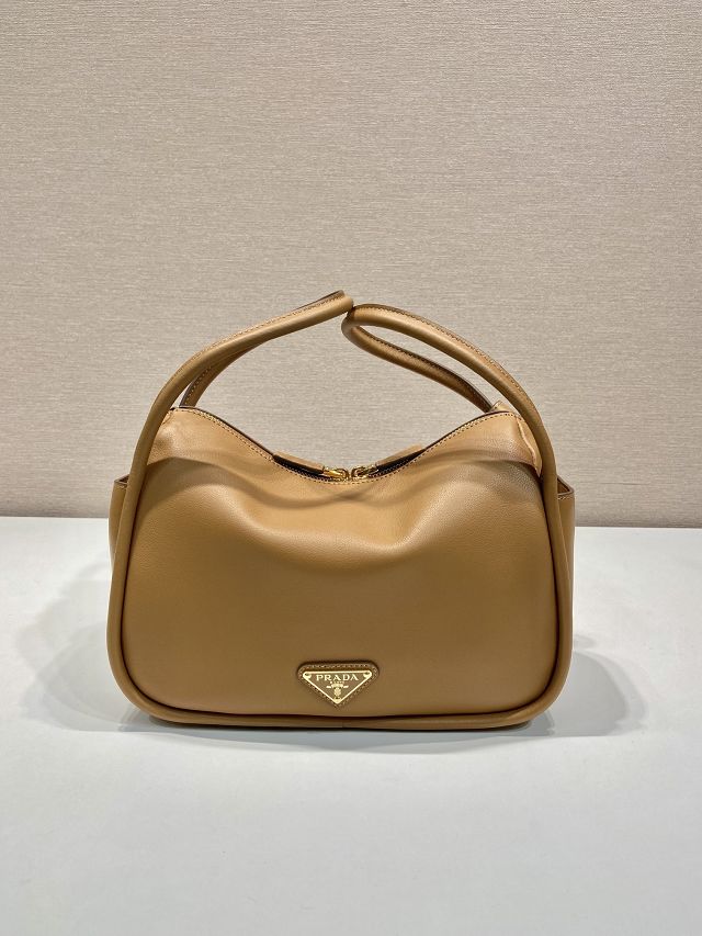 Prada original calfskin darling handbag 1BA451 caramel