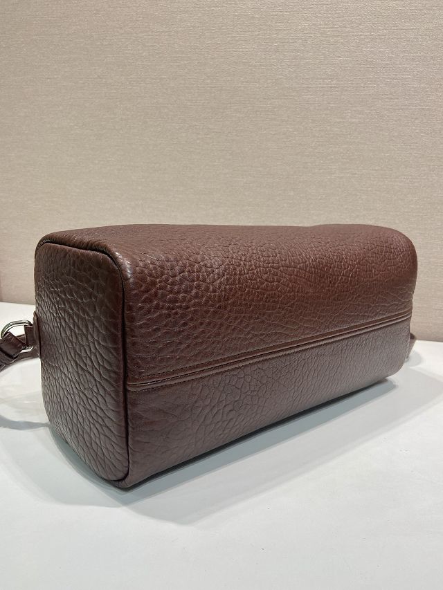 Prada original calfskin duffle bag 2VC046 brown