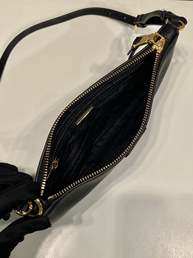 Prada original calfskin pouch 1NE545 black