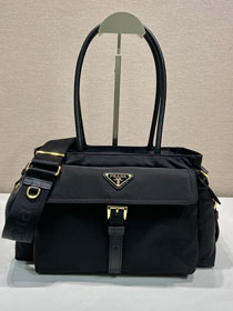 Prada original nylon explore medium tote bag 1BG596 black