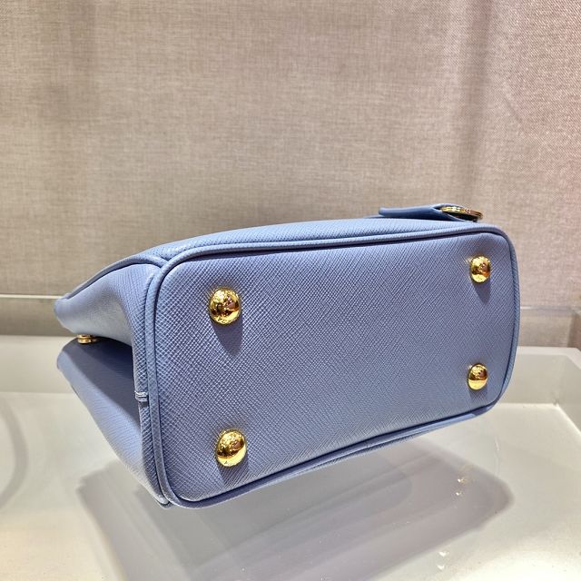 Prada original saffiano calfskin galleria mini bag 1BA906 blue