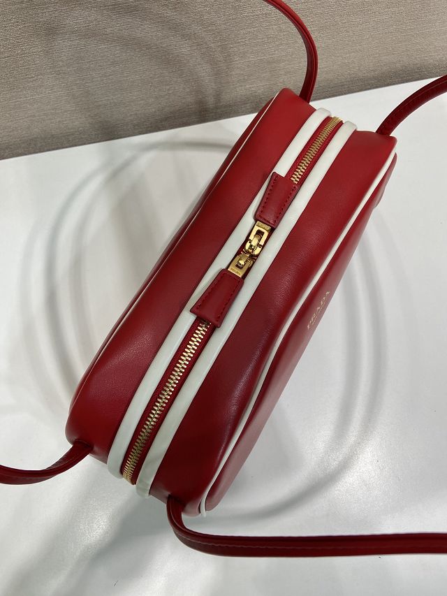 Prada original calfskin shoulder bag 1BC249 red