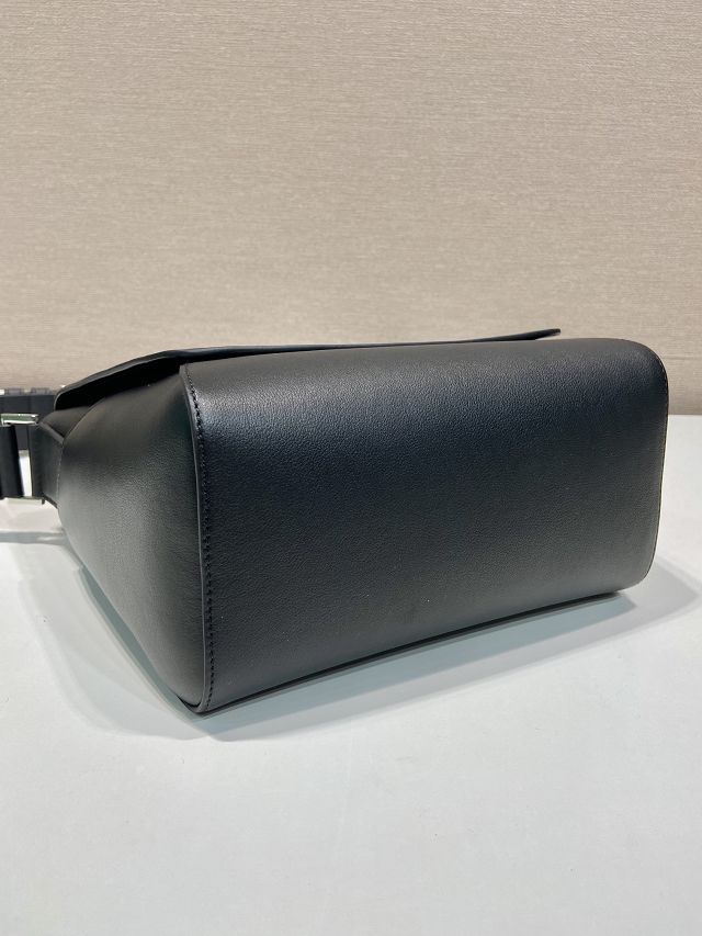 Prada original calfskin small shoulder bag 2VD069 black