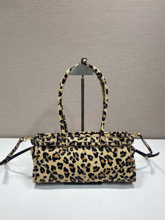 Prada original fabric bonnie medium tote bag 1BA426 beige