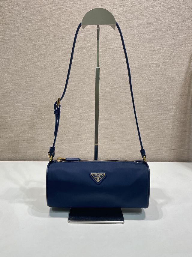 Prada original nylon pouch 1NE058 dark blue