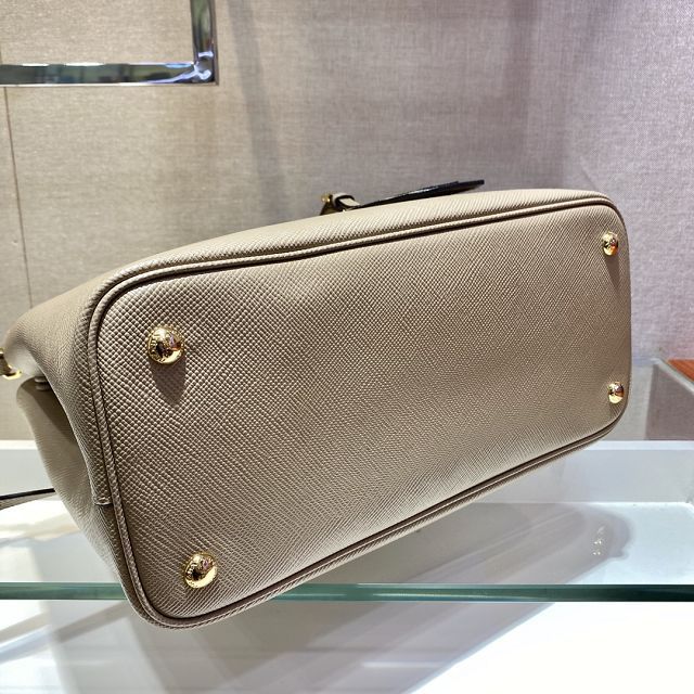 Prada original saffiano calfskin galleria large bag 1BG775 beige