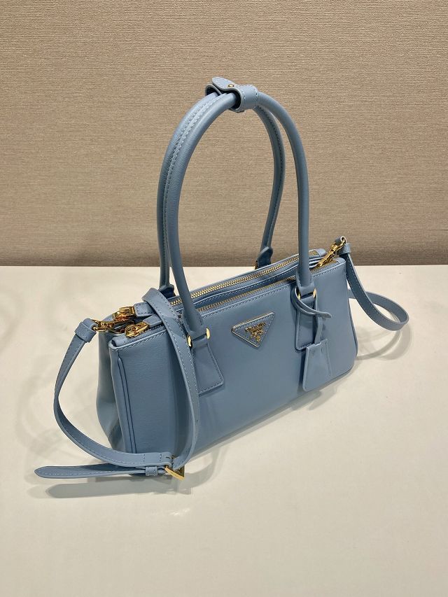 Prada original soft calfskin galleria medium bag 1BA457 blue