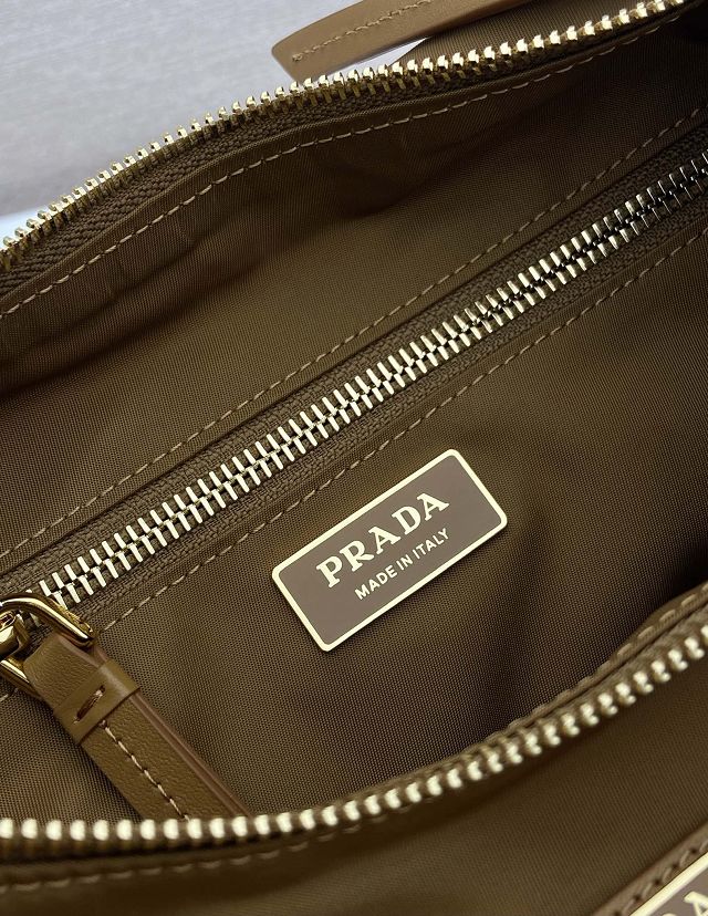 Prada original nylon explore shoulder bag 1BC264 brown