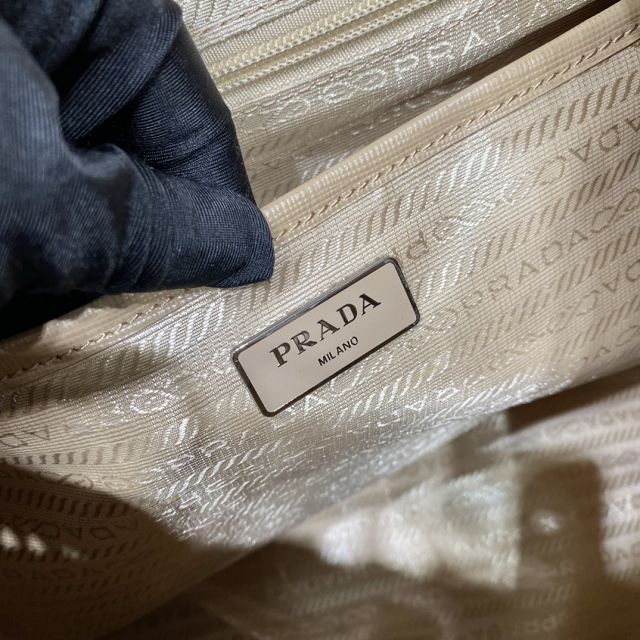 Prada original nylon medium backpack 1BZ811 beige