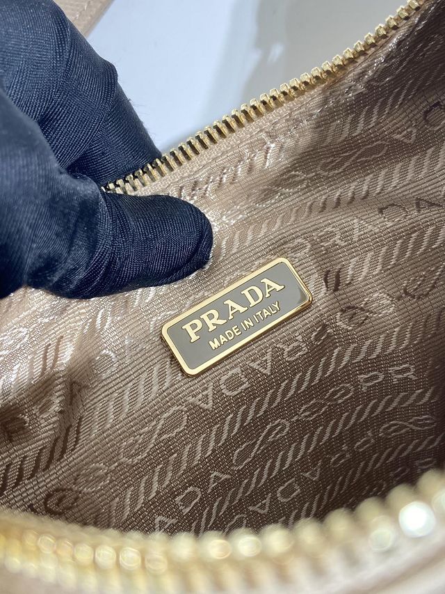 Prada original nylon re-edition mini bag 1BC204 beige