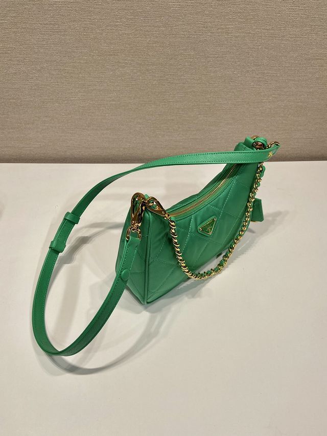 Prada original nylon re-edition mini bag 1BC204 green