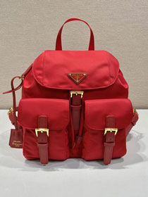 Prada original nylon small backpack 1BZ677 red