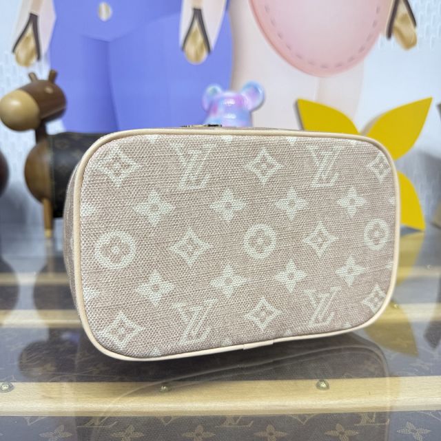 Louis vuitton original meowgram canvas mini nice cosmetic case M15170