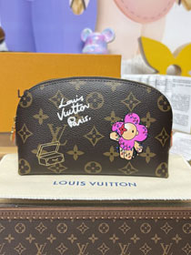 Louis vuitton original monogram canvas cosmetic pouch PM M15359