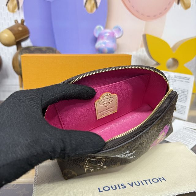 Louis vuitton original monogram canvas cosmetic pouch PM M15359