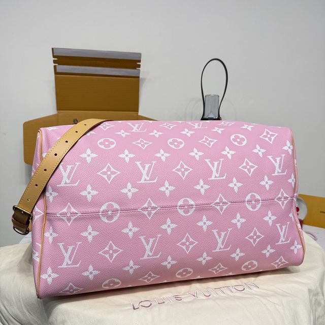 Louis vuitton original soft calfskin speedy P9 50 M11565 pink