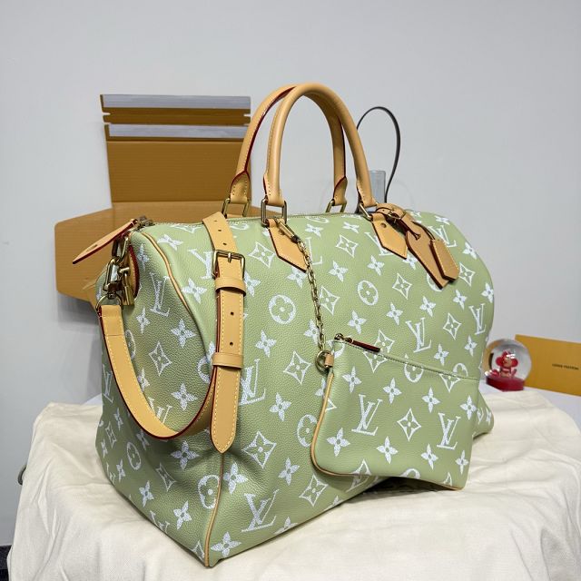 Louis vuitton original soft calfskin speedy P9 50 M13927 green