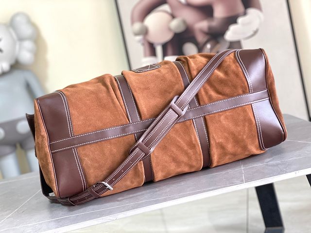 Louis vuitton original suede keepall 50 M26127 brown