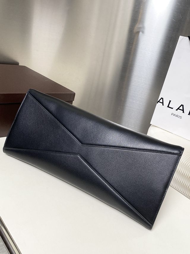 Alaia original calfskin teckel large tote bag AL0013 black