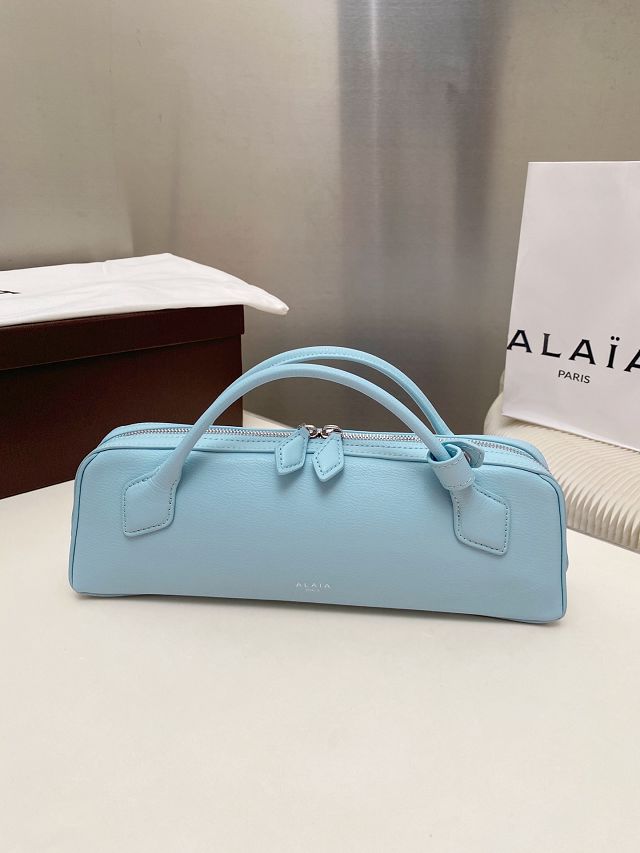 Alaia original lambskin le teckel clutch AL0022 blue