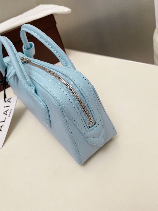 Alaia original lambskin le teckel clutch AL0022 blue