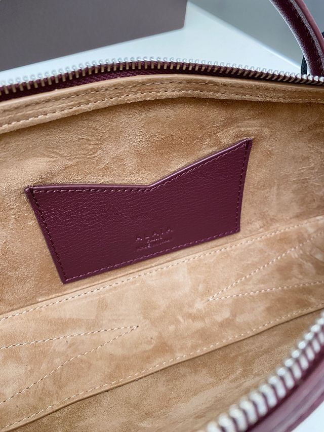Alaia original lambskin le teckel clutch AL0022 bordeaux