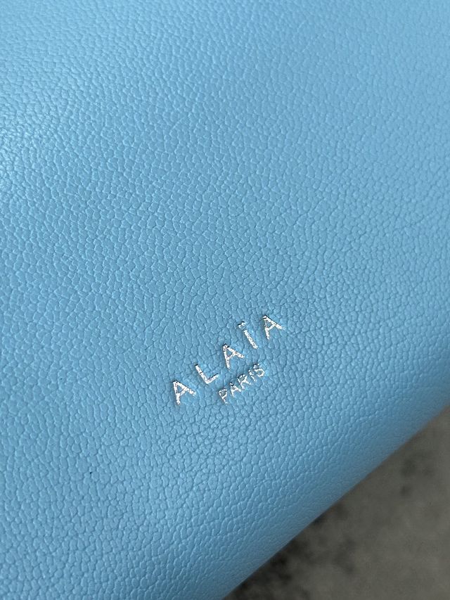 Alaia original lambskin le teckel medium bag AL0024 blue