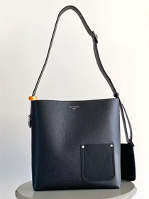 Louis vuitton original calfskin reversible verso hobo bag M27022 black