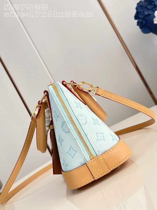 Louis vuitton original monogram canvas alma BB M27526 blue