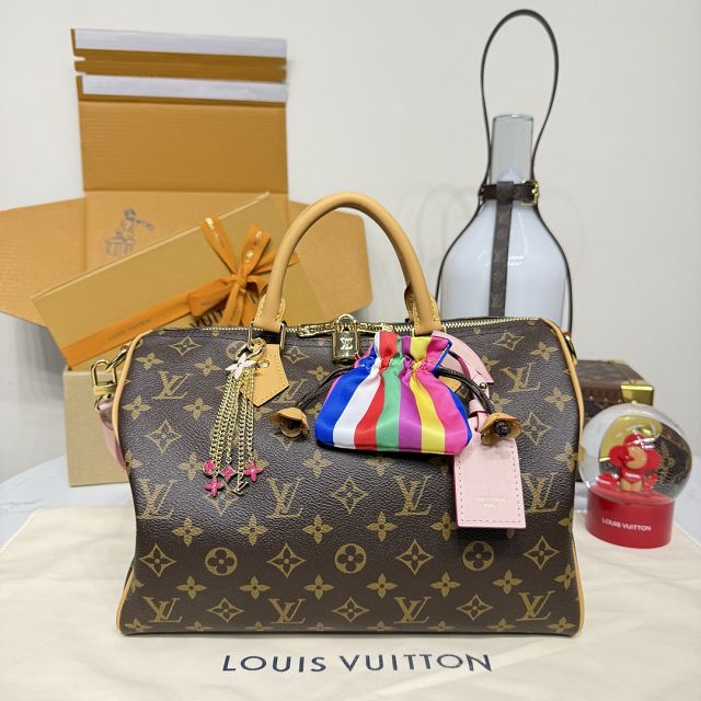 Louis vuitton original monogram canvas speedy soft 30 M26498