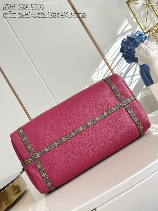 Louis vuitton original calfskin express travel MM M27689 carmin