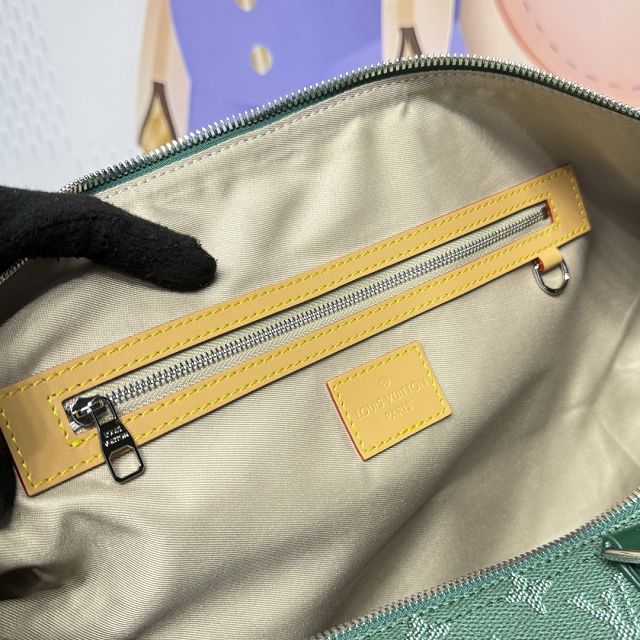 Louis vuitton original monogram canvas keepall 50 M26866 green
