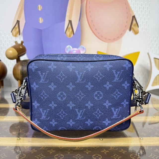 Louis vuitton original monogram canvas nil city bag M26823 blue